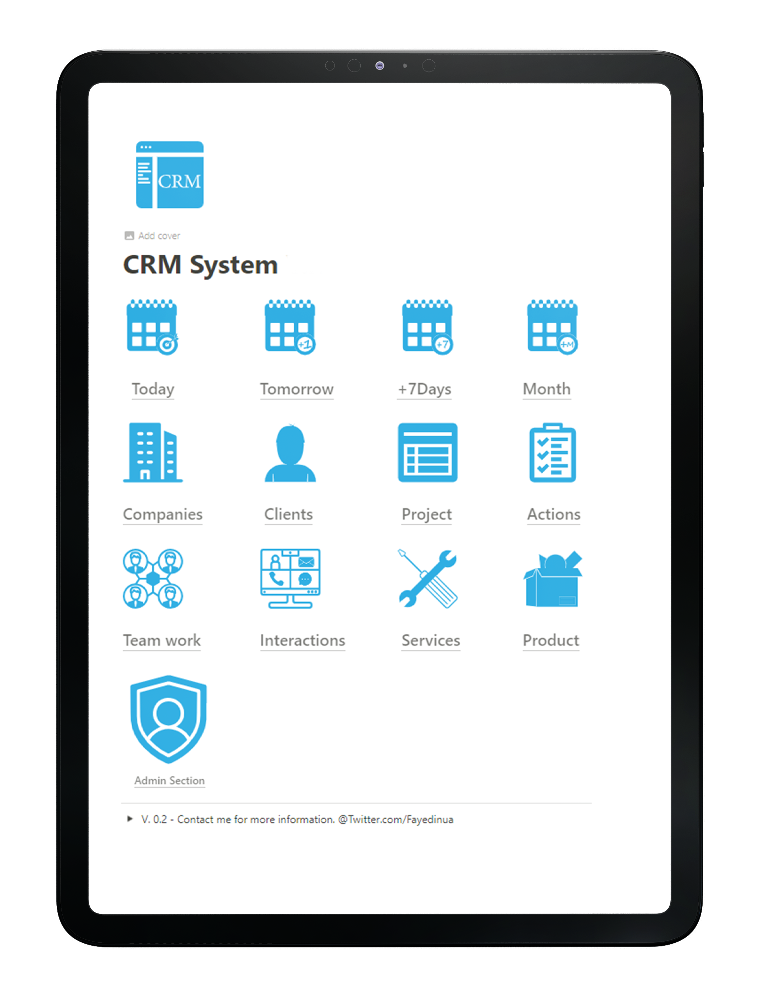 Products preview- CRM