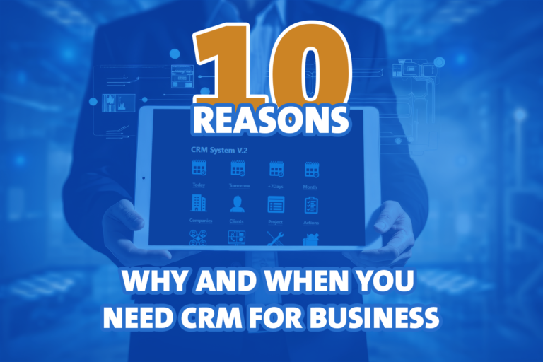 10 Reasons Why and When You Need CRM cover - fayed - fayedtion