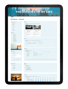 life planner inside table view