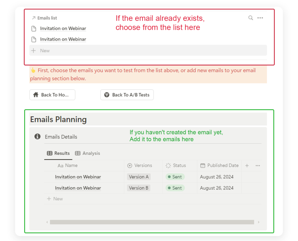 how to use email marketing toolkit - notion template - fayed - fayedtion