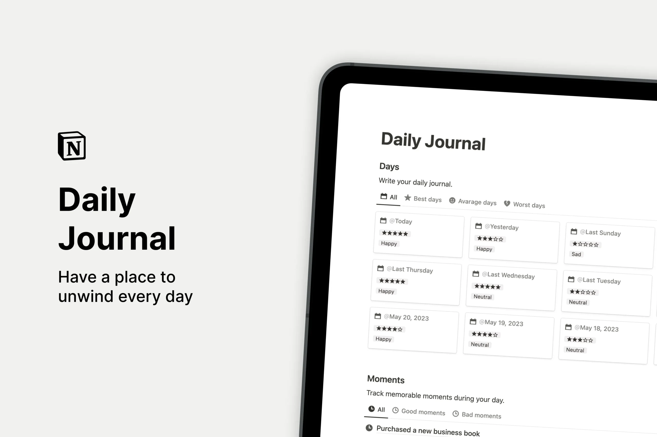 pathpages - Notion Daily Journal