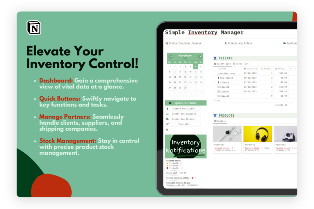 Simple Inventory Manager-notion-template-fayed-fayedtion