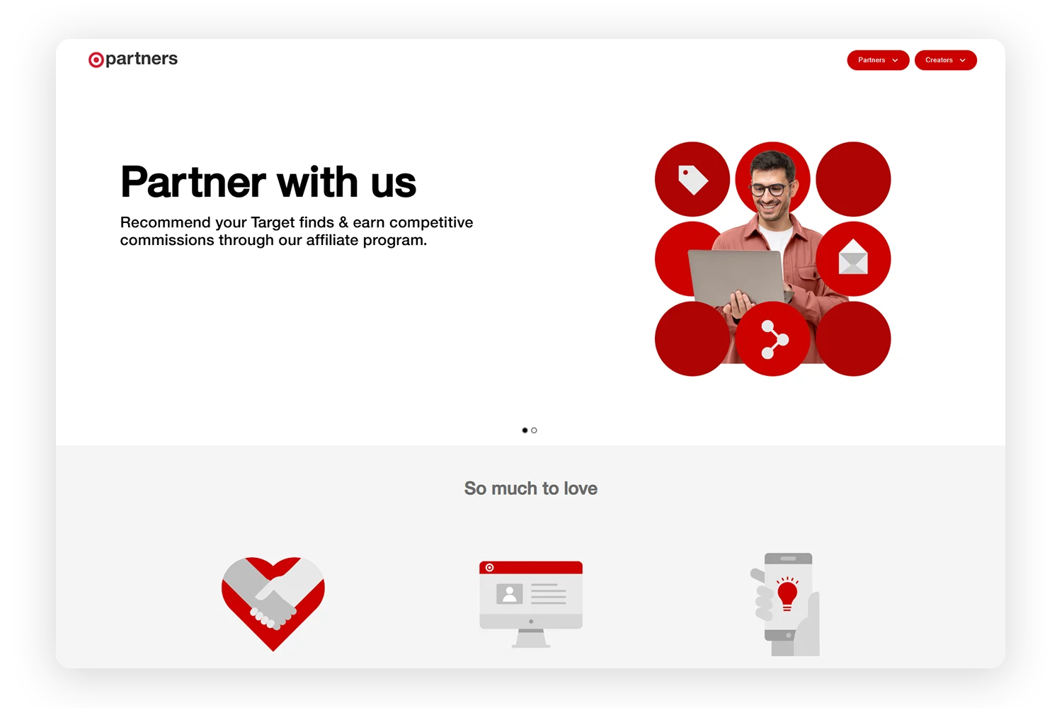 Target Affiliate Program website preview