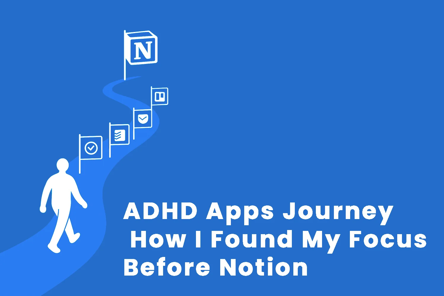 Person Walking Through a Path of Productivity Apps for ADHD - fayedtion