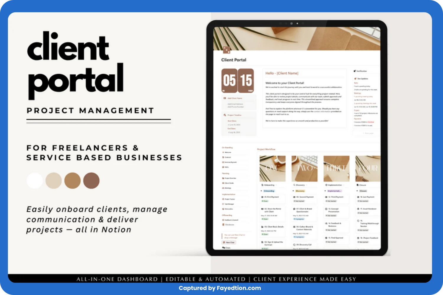 Notion CRM - best CRM notion templates - fayed - fayedtion