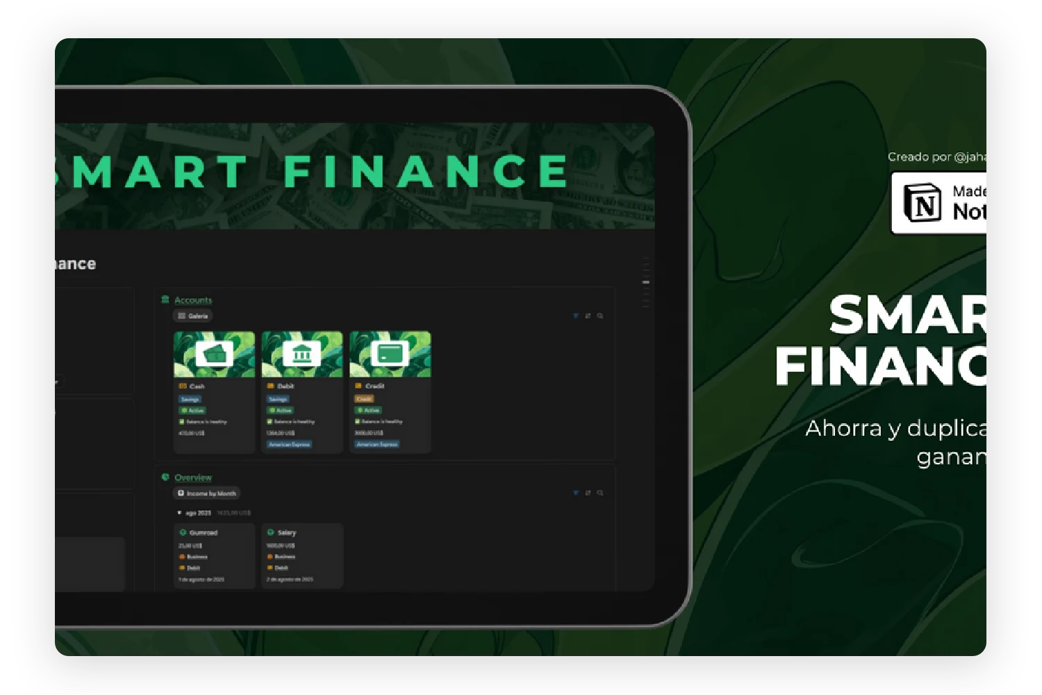 Smart Finance – The Ultimate Notion Financial System
