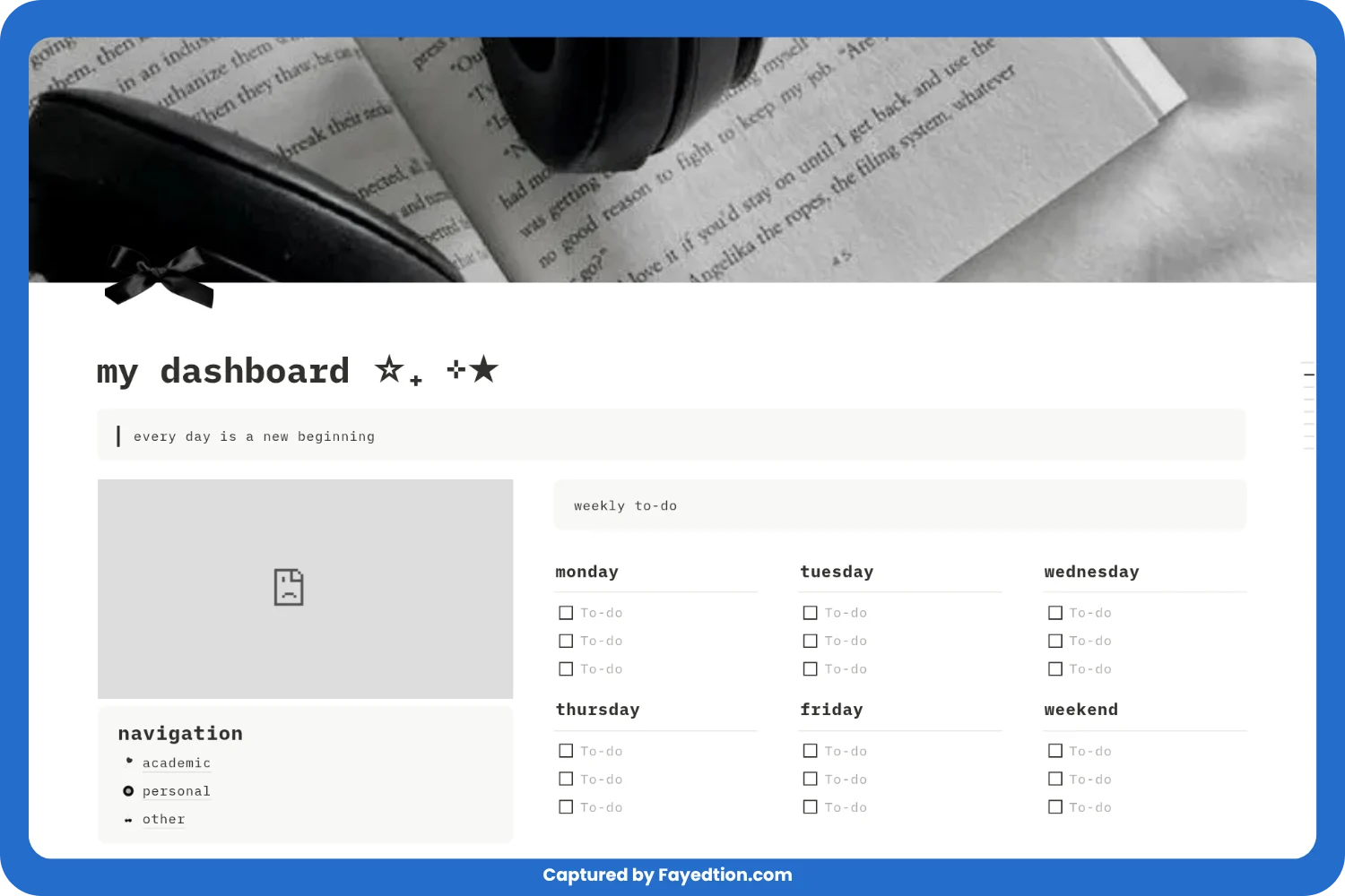 student dashboard - acubi captured by fayed - fayedtion