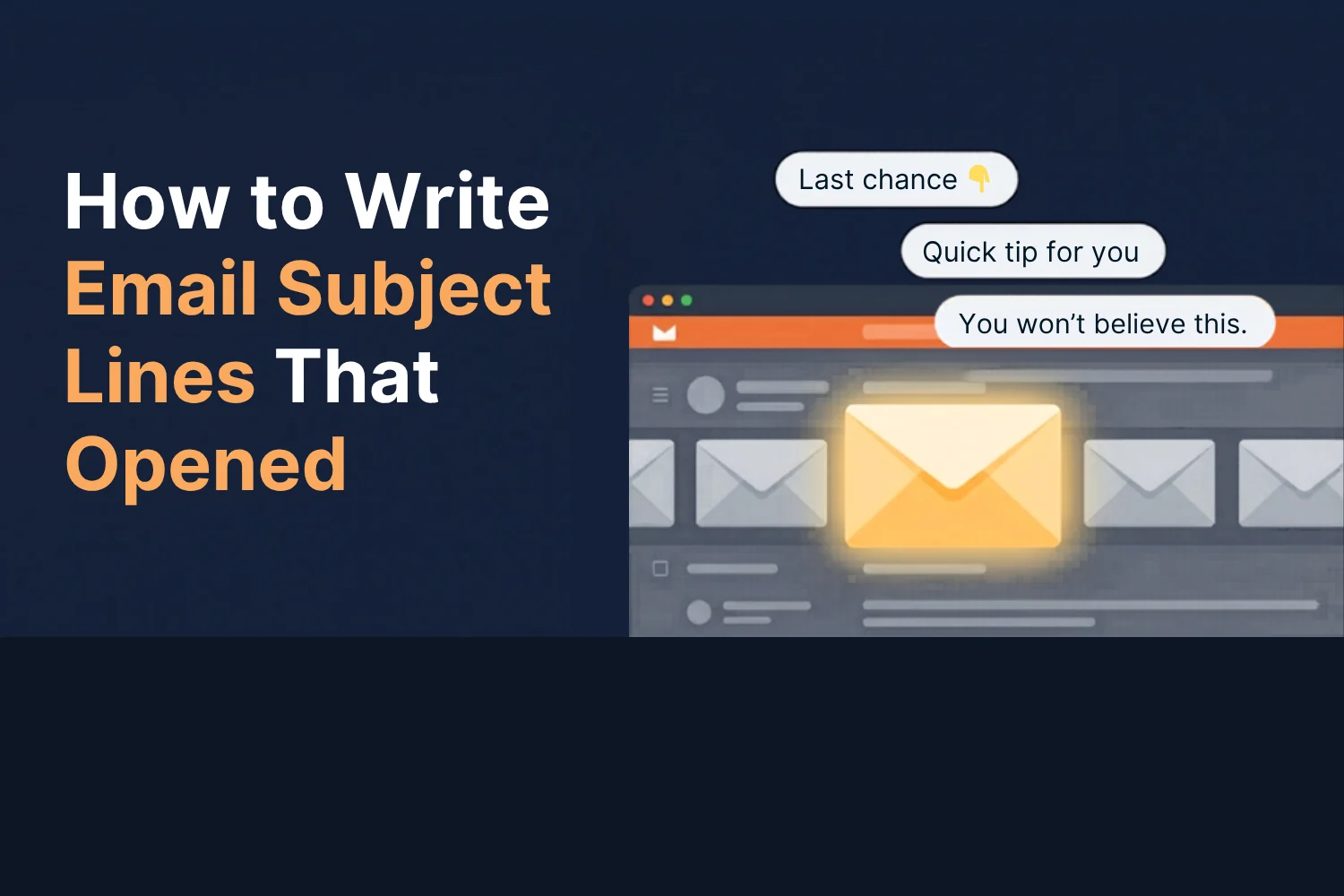 How to Write Email Subject Lines That Get Opened